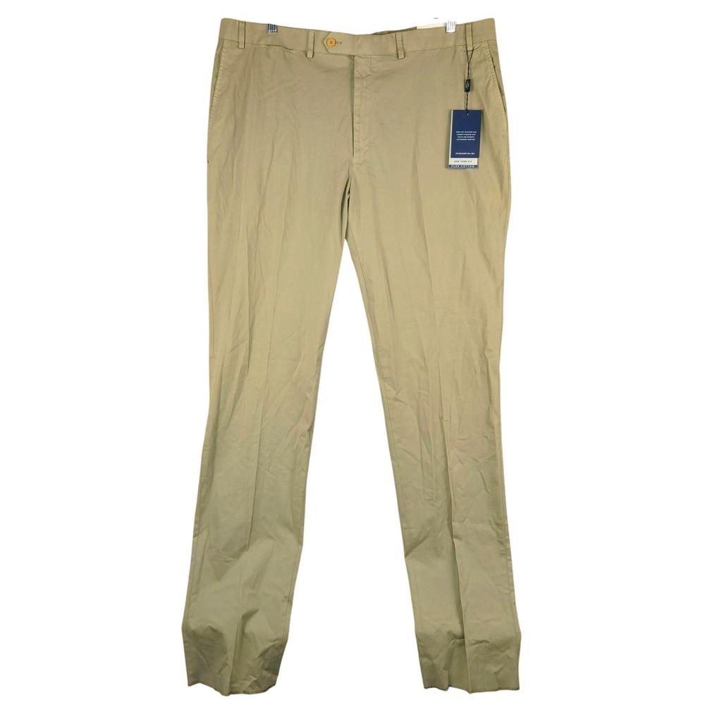Hart Schaffner Marx New York Fit‎ Flex Cotton Stretch Dress Pants 42R Open Hem